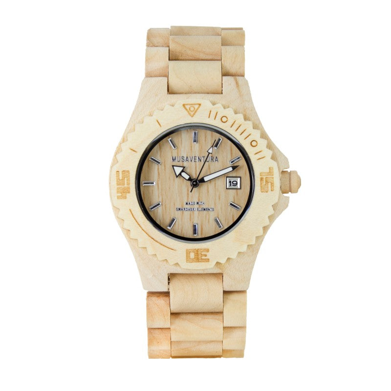 Reloj Madera Clara MV