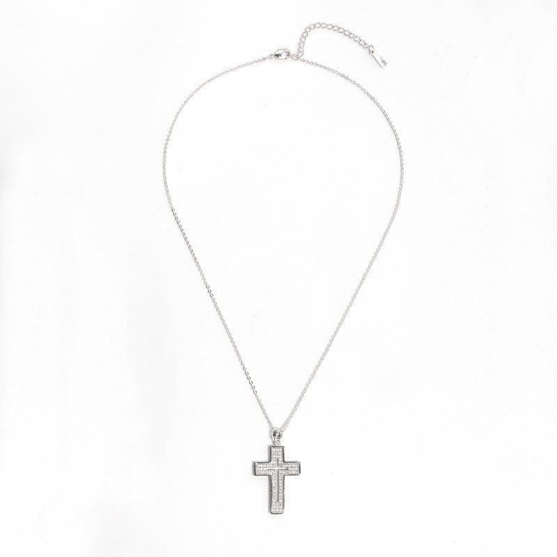 Gargantilla Cross Silver