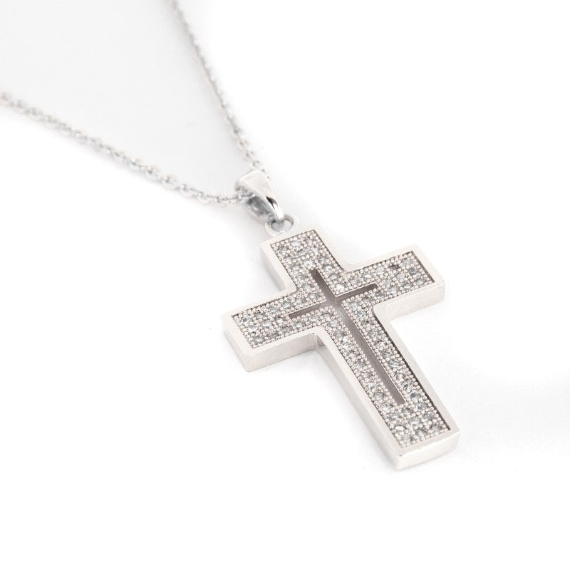 Gargantilla Cross Silver