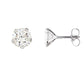 Pendientes Zirconia Plata