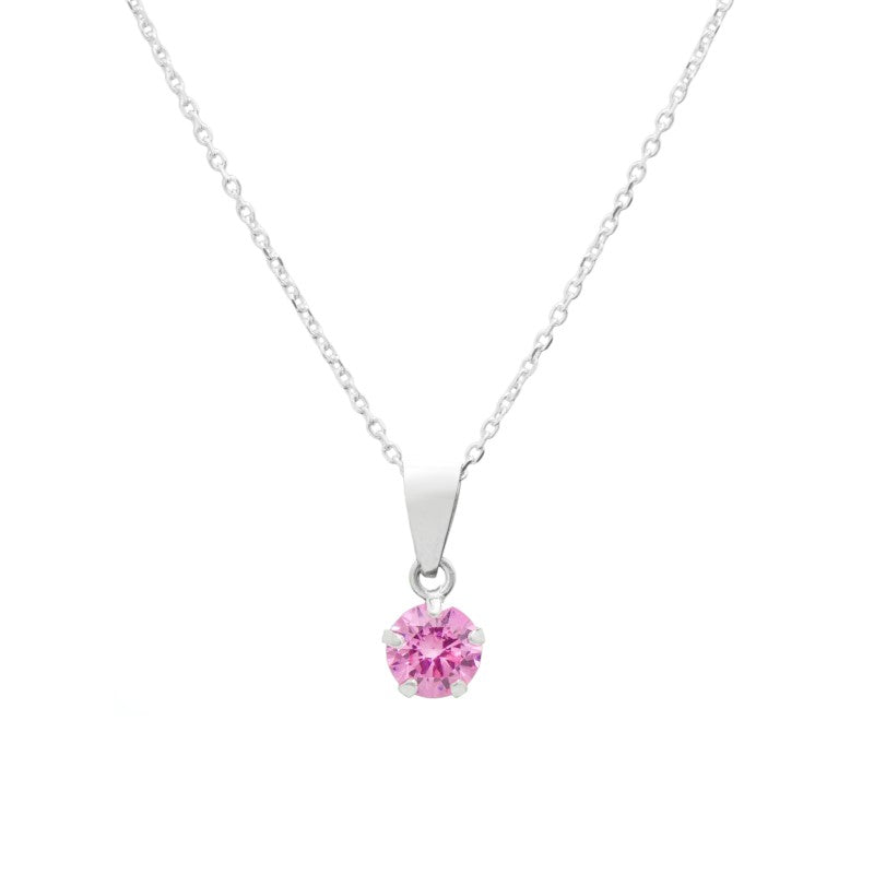 Gargantilla Zirconia Pink