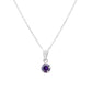 Gargantilla Zirconia Amatista