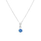 Gargantilla Zirconia Azul