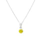 Gargantilla Zirconia Yellow