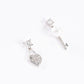Pendientes Key & Heart