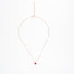 Gargantilla Zircon Red