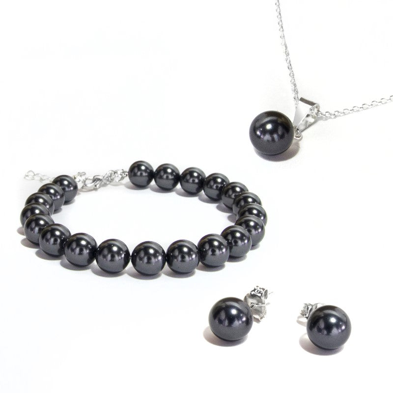 Conjunto Perlas Dark